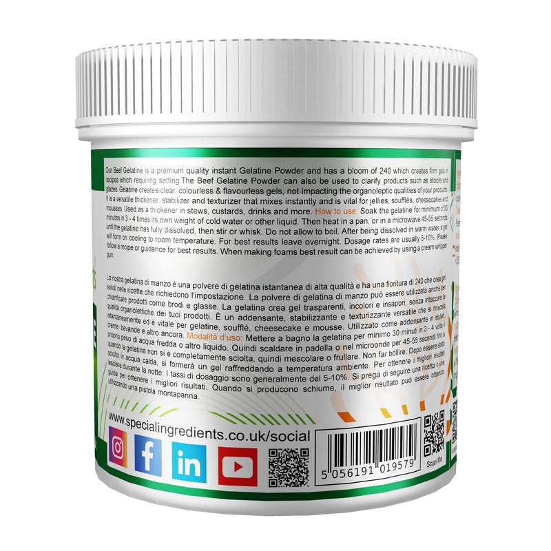Gelatine 10kg - Special Ingredients