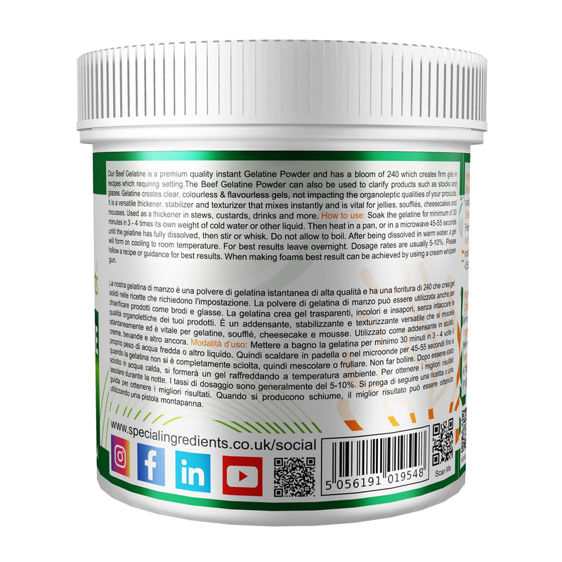 Gelatine 250g - Special Ingredients