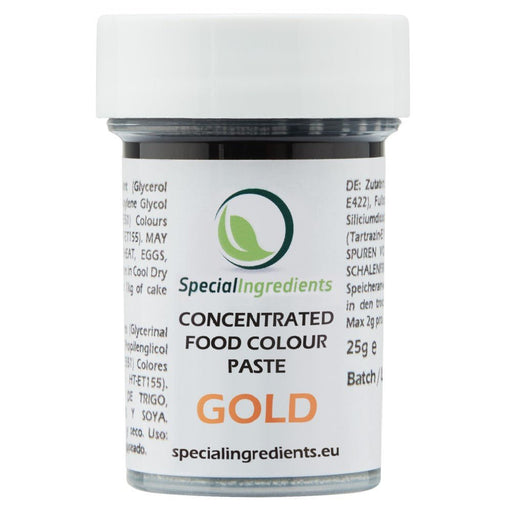 Gold Concentrated Food Colouring Paste 25g - Special Ingredients