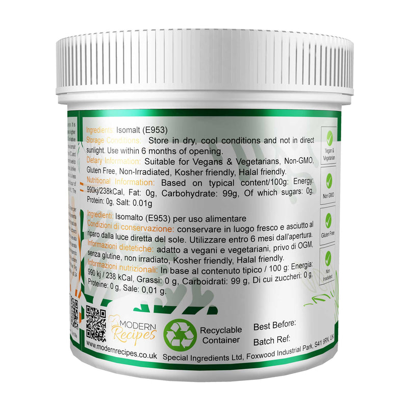 Isomalt Powder ( Premium Quality ) 500g - Special Ingredients