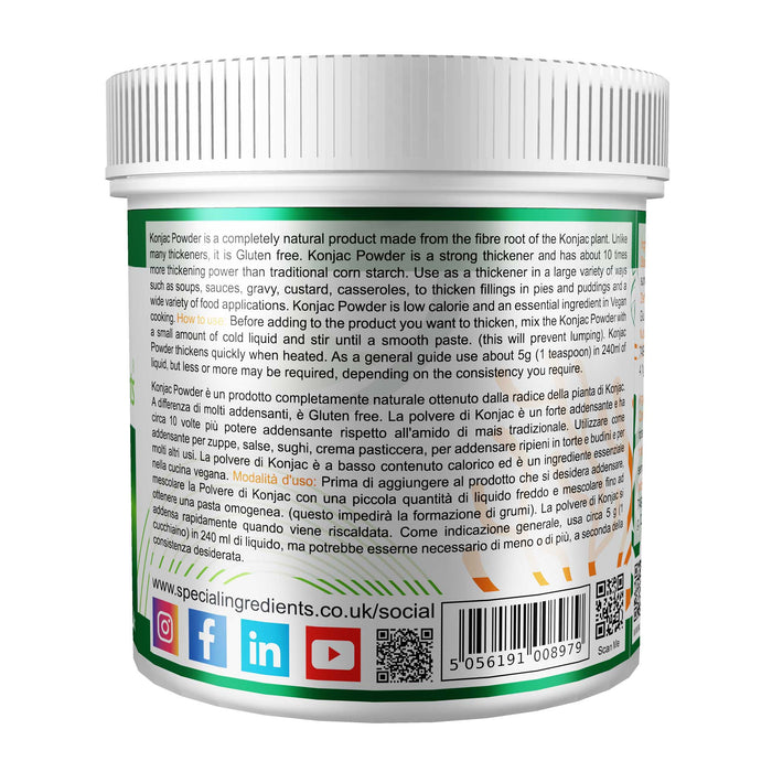 Konjac Gum Powder 10kg - Special Ingredients