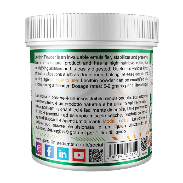 Lecithin Powder 500g - Special Ingredients