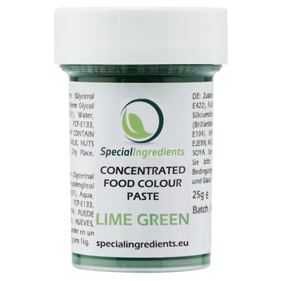 Colorante alimentario en pasta concentrado verde lima 25g