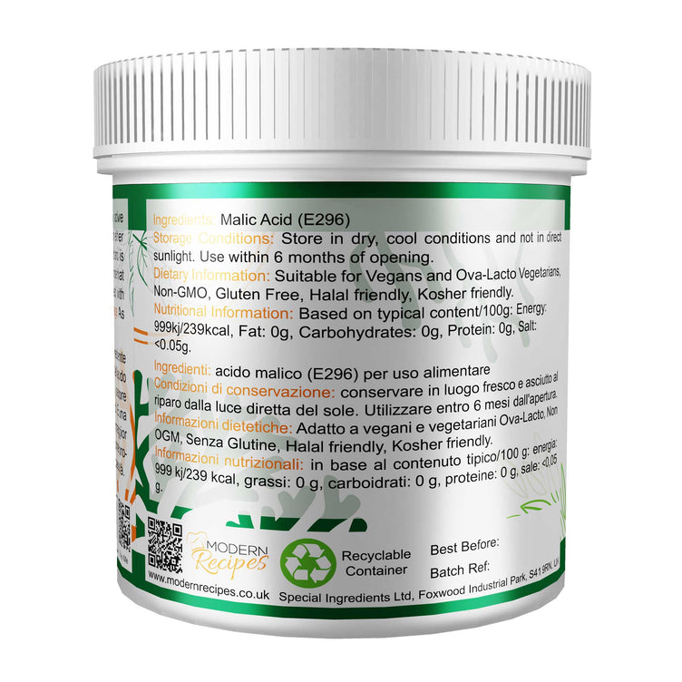 Malic Acid Powder 100g - Special Ingredients