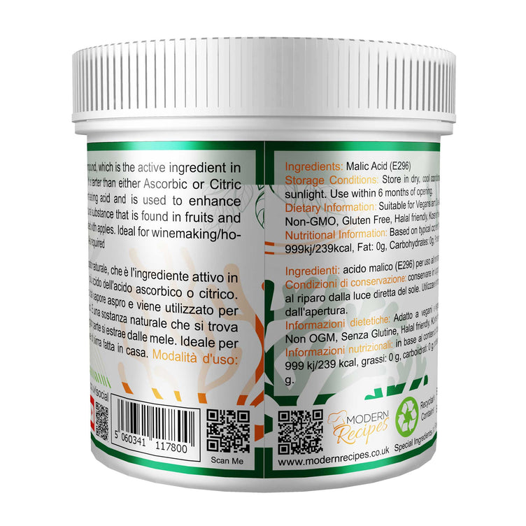 Malic Acid Powder 500g - Special Ingredients