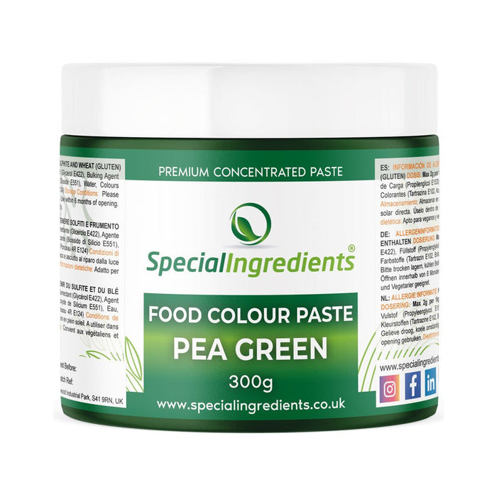 Pea Green Concentrated Food Colouring Paste 300g - Special Ingredients