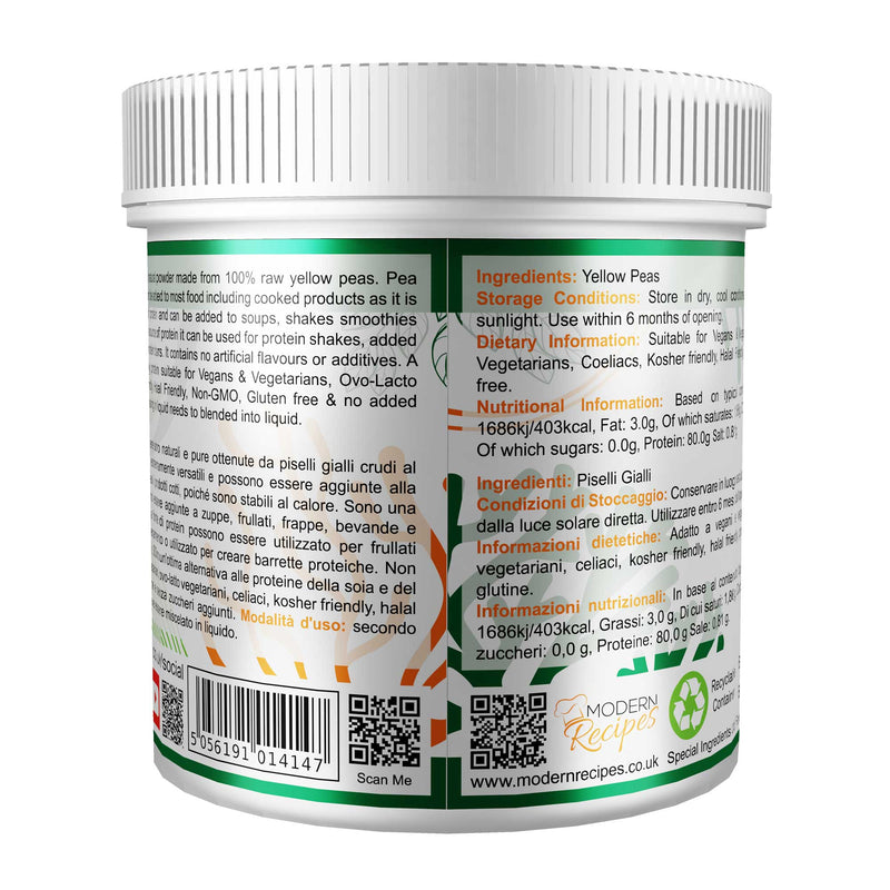 Pea Protein Powder 250g Bulk
