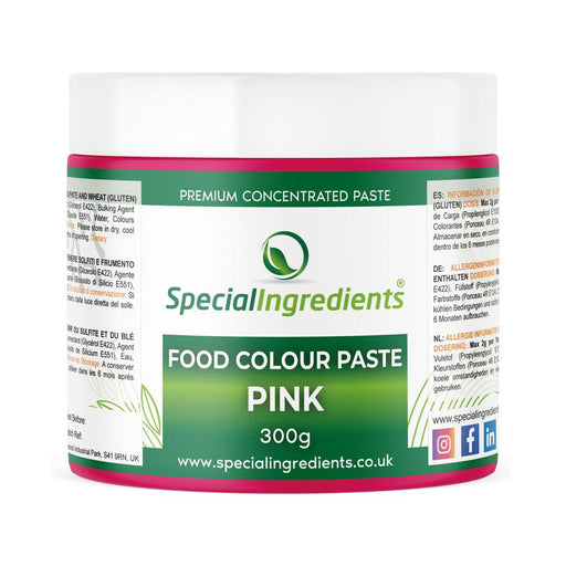 Pink Concentrated Food Colouring Paste 300g - Special Ingredients