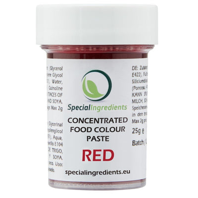 Colorant alimentaire concentré rouge en pâte 25 g