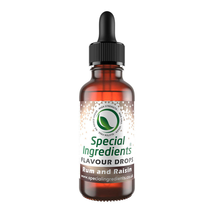 Rum and Raisin Food Flavouring Drop 30ml - Special Ingredients