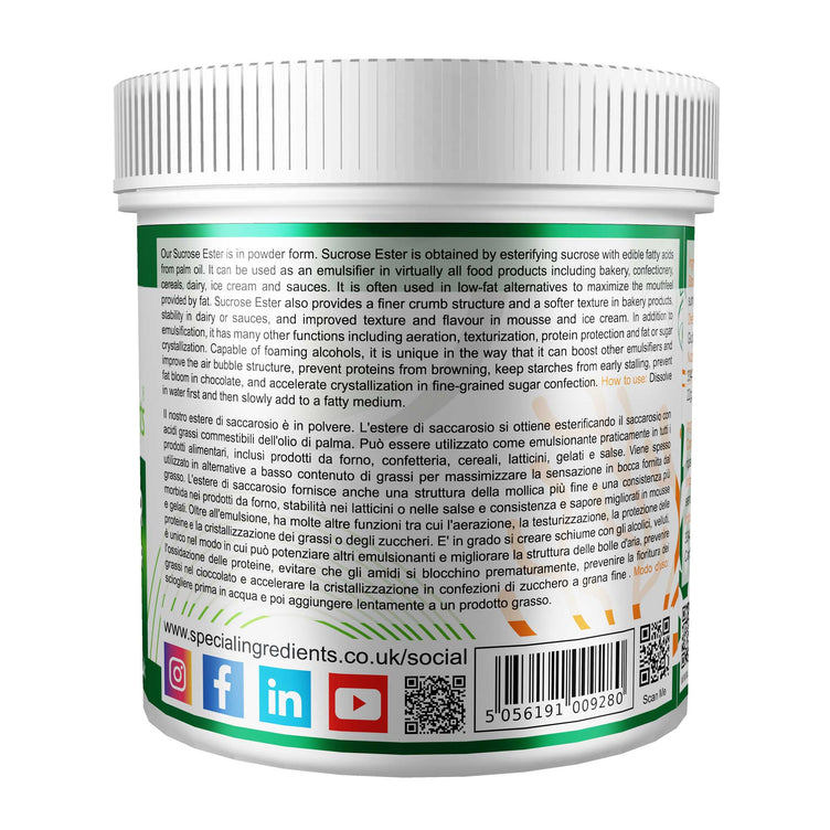 Sucrose Ester Powder 500g - Special Ingredients