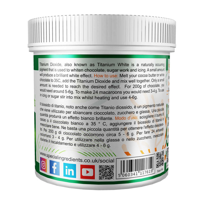 Titanium Dioxide 250g - Special Ingredients