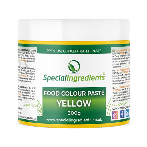 Yellow Concentrated Food Colouring Paste 300g - Special Ingredients